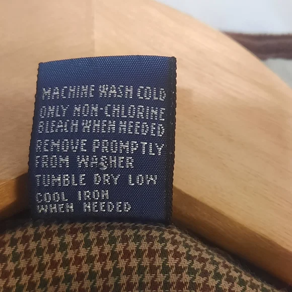 POLO Ralph Lauren Quilted Jacket Corduroy Collar Car Chore Barn Coat Tan Large - Picture 8 of 9